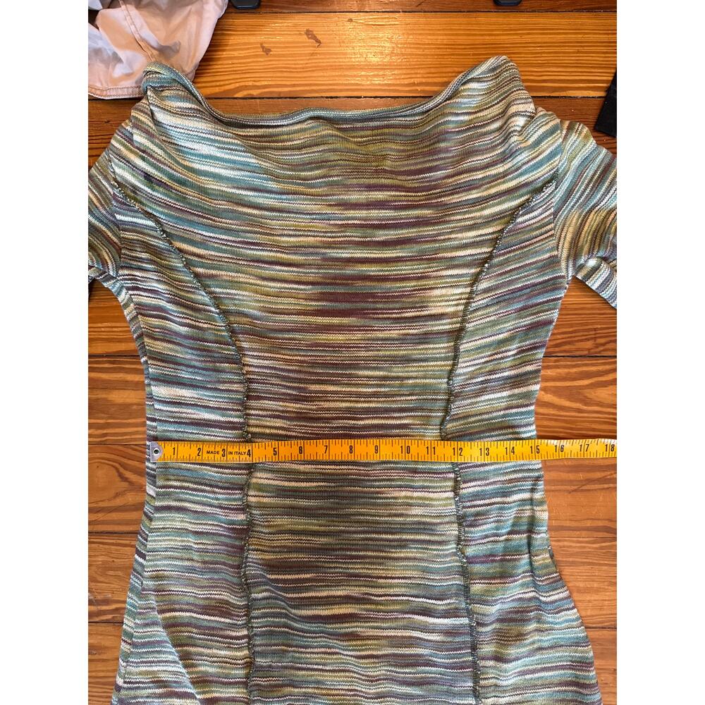 NWT earth tone boho mermaid midi dress made in Nepal, Size L - Picture 10 of 10